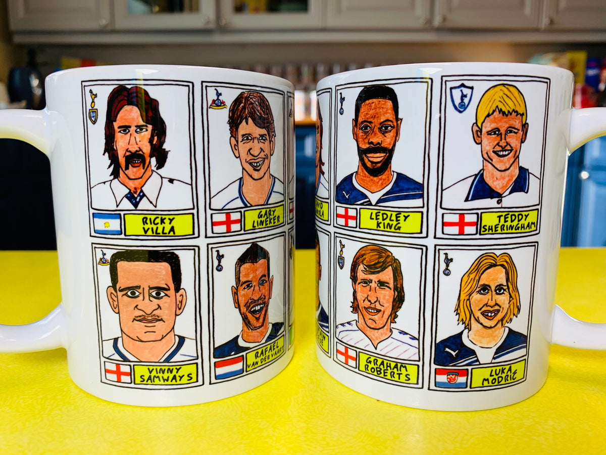 Thfc Stickers Spurs Volume 1 No Score Draws Mug Set - Set of TWO 11oz Ceramic Mugs w