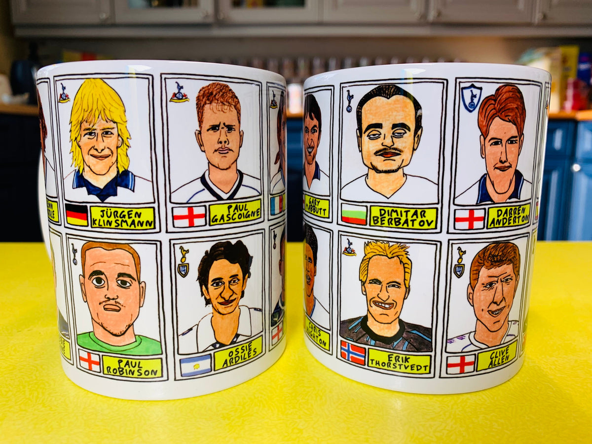 Thfc Stickers Spurs Volume 1 No Score Draws Mug Set - Set of TWO 11oz Ceramic Mugs w
