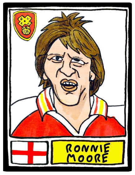 Rotherham United - No Score Draws Millers Edition - A3 print of 36 hand-drawn Panini-style RUFC icons - Wonky cheapskate football art