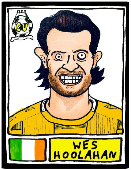 Cambridge United - No Score Draws Abbey Edition - A3 print of 36 hand-drawn Panini-style CUFC icons - Wonky cheapskate football art