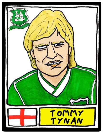 Plymouth Argyle - No Score Draws Pilgrims Edition - A3 print of 36 hand-drawn Panini-style PAFC icons - Wonky cheapskate football art