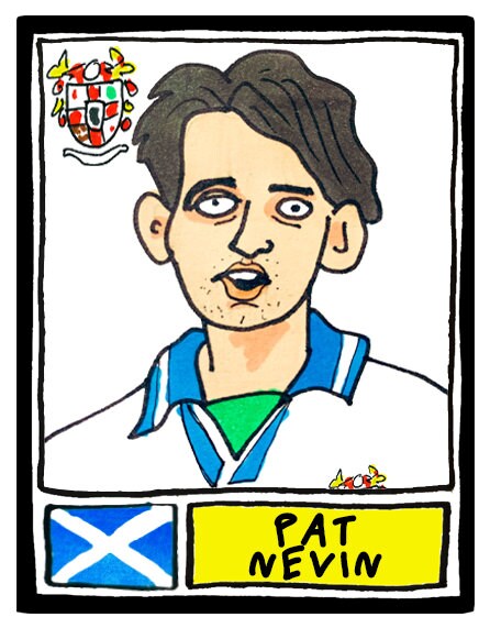 Tranmere Rovers - No Score Draws Prenton Park Edition - A3 print of 36 hand-drawn Wonky Panini-sticker-style TRFC Icons - Wonky Football Art