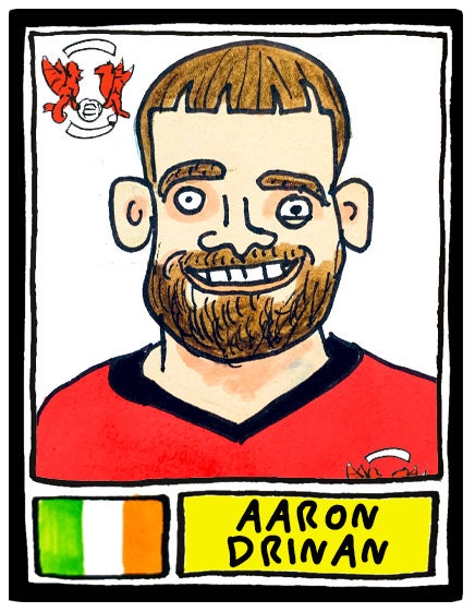 Leyton Orient Vol 2 - No Score Draws O's Going Up Edition - A3 print of 26 hand-drawn Panini-style Doodles of LOFC's 22/23 Promotion Winners