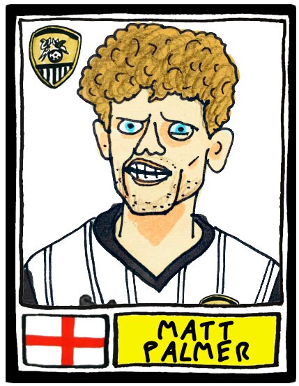 Notts County - No Score Draws Magpies Going Up Edition - A3 print of 24 hand-drawn Panini Doodles of NCFC's 22/23 Promotion Winners