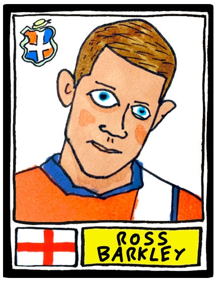 Luton Town Vol 3 - No Score Draws Hatter 23/24 Edition - A3 print of 24 hand-drawn Panini Doodles of LTFCs 23/24 Premier League Heroes