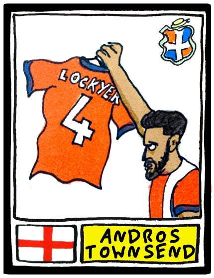 Luton Town Vol 3 - No Score Draws Hatter 23/24 Edition - A3 print of 24 hand-drawn Panini Doodles of LTFCs 23/24 Premier League Heroes